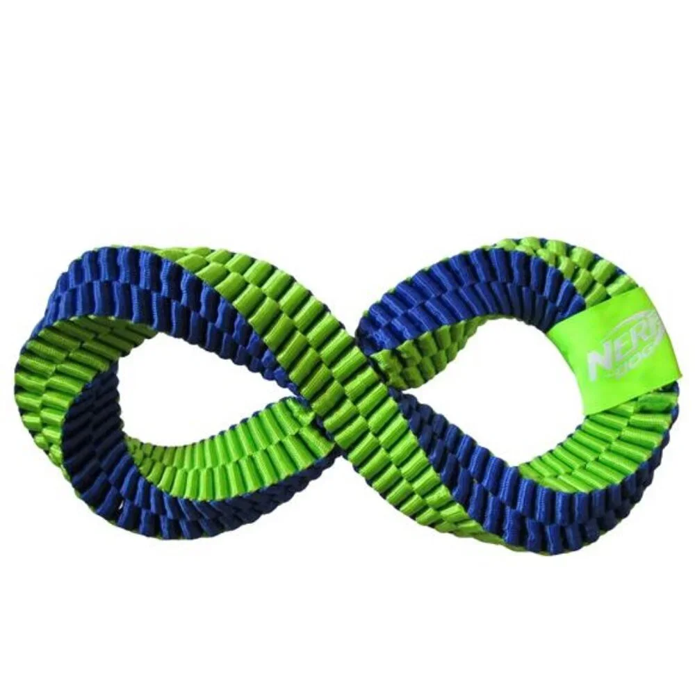 Infinity Tuff Tug Dog Toy with Durable Braided Nylon, 12 inches